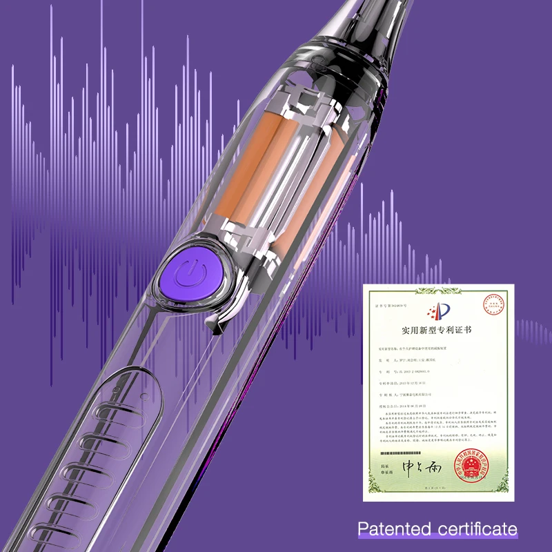 Seago перезаряжаемая электрическая зубная щетка Sonic для взрослых Глубокая чистка