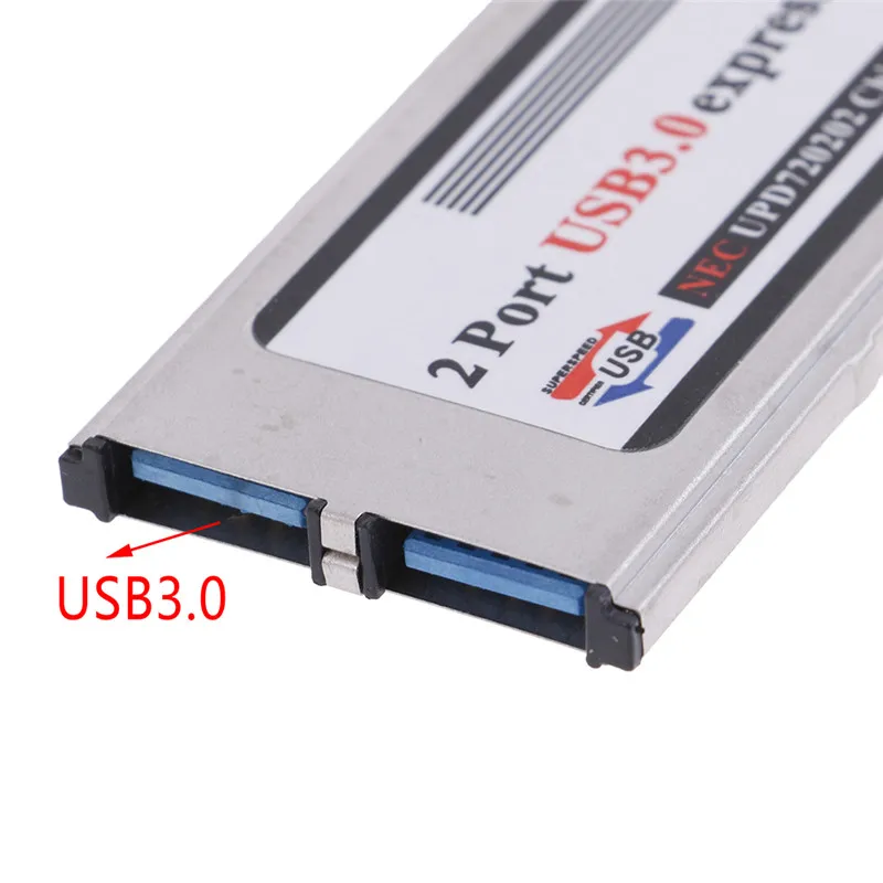 Новый USB 3 0 двойной 2 порт экспресс карта 34 мм Слот Экспресс Карта PCMCIA конвертер