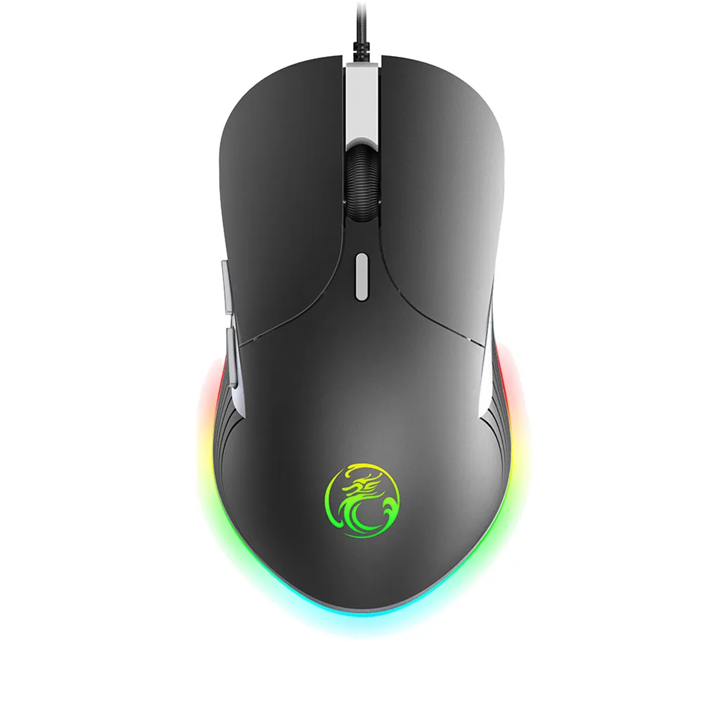 X6 High configuration USB Wired Gaming Mouse Computer Gamer 6400 DPI Optical Mice for Laptop PC positioning Game | Компьютеры и офис