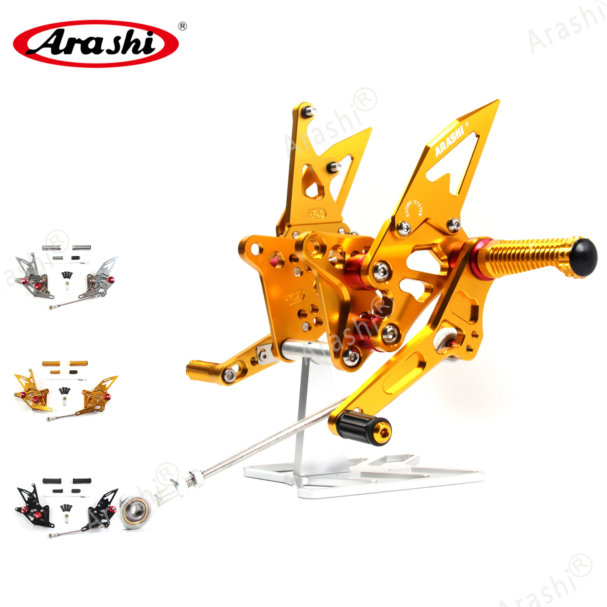 Arashi для SUZUKI GSXR 1300 Hayabusa 1999 2001 2002 2003 2004 2005 2006 2007 CNC Rider задняя насадка Регулируемые