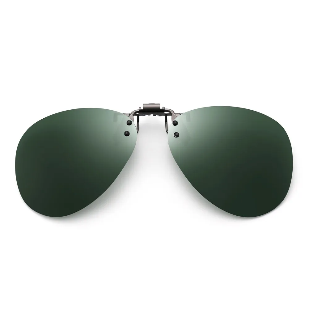 

JM Polarized Clip On Sunglasses Women Men Vintage Pilot Filp up Sunglasses for Prescription Glasses UV400