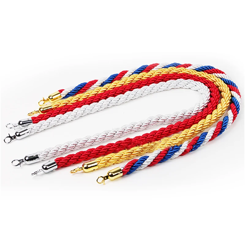 

Braided Poly Twisted Rope for Stanchion Posts for Retractable Belt Stanchion line