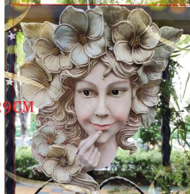 Западная богиня каучуковые настенные вазы поделки цветочные горшки украшения