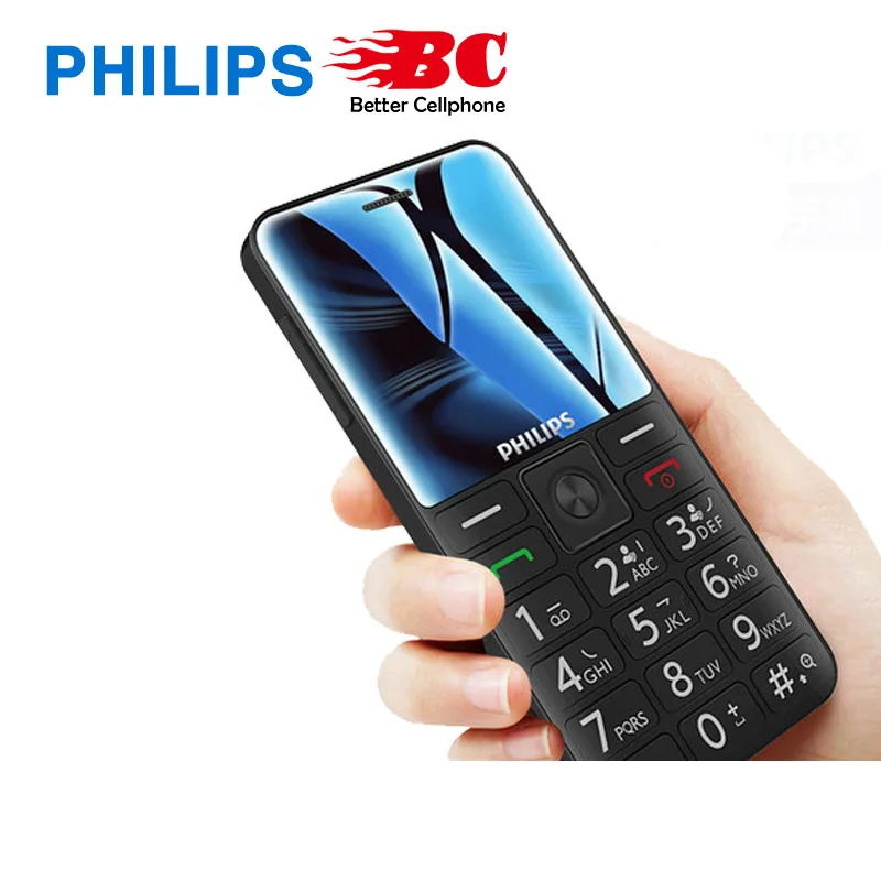 Оригинальный телефон Philips E525 2 31 дюйма 1700 мАч большой экран поддержка Wi Fi быстрая