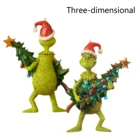 3D новые рождественские украшения для елки, рождественские украшения, креативное украшение, резиновые аксессуары, рождественские трехмерные