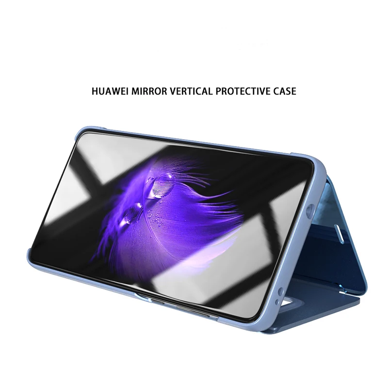 Умный зеркальный флип-чехол для huawei Honor 20 Pro Lite 10 8A 8S 8X9 Lite P20 P30 mate 20 Lite Pro Y6 Y7 Y5 Y9 P Smart Nova 3