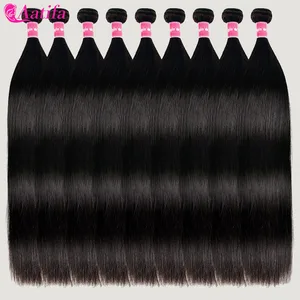 Прямые пряди волос, 100% человеческие волосы, 2 3 4 5 10 пучковупаковка, оптовая цена, бразильские прямые волнистые пряди волос, сделка