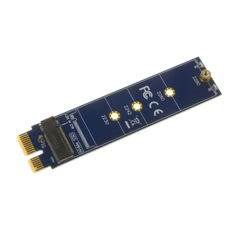 Адаптер PCIE на M2 с полной скоростью NVMe SSD X1 Raiser PCI E Express M Соединитель в форме ключа