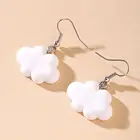 Серьги-гвоздики женские, в форме утки, облака