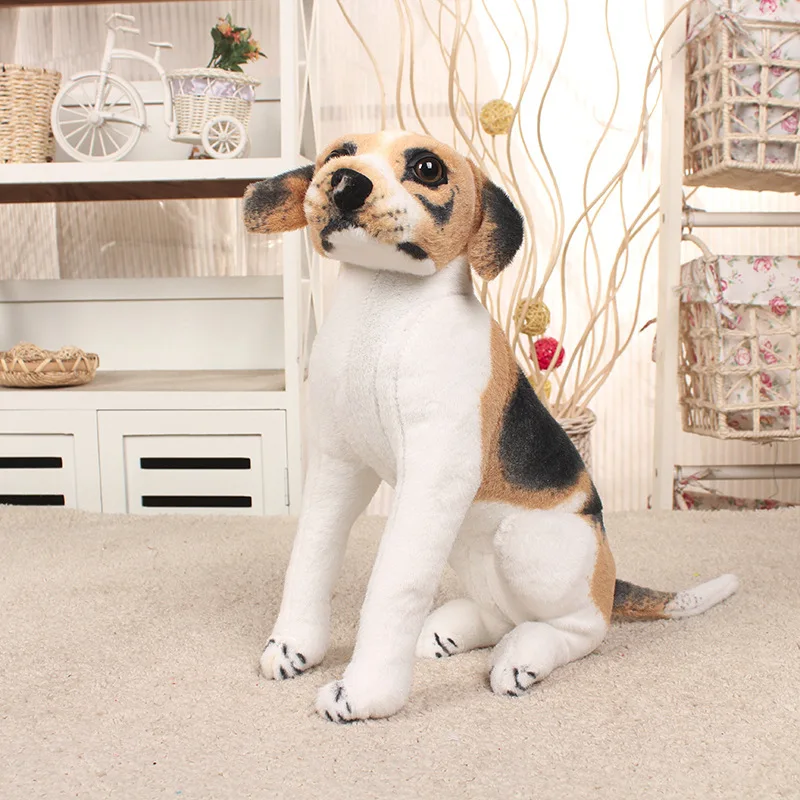 50 см Прекрасный сидит Мигель подушка в виде собаки живой имитация чучела