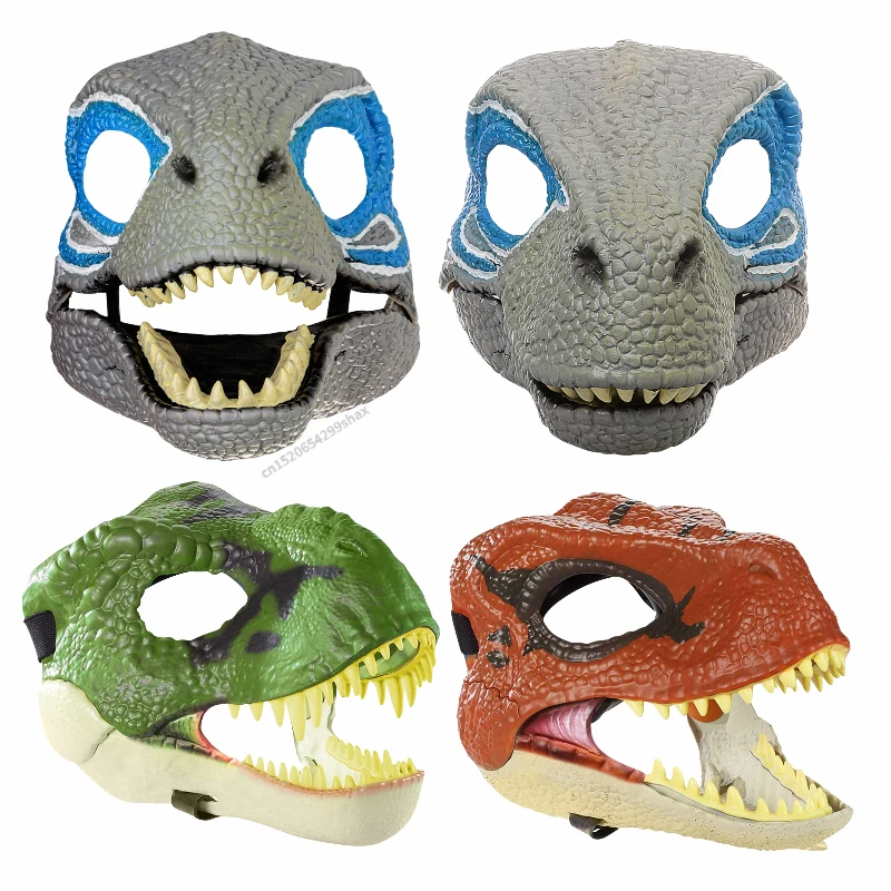 Новая маска дракона подвижная динозавра движущаяся челюсть для Хэллоуина