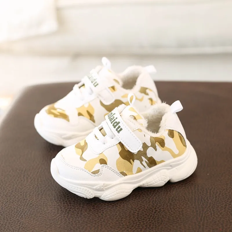 Children Girl Shoes Kids Sports For Baby Boys Sneakers Winter Plush Toddler 2019 New Autumn Casual 1 2 3 4 5 6 Year Old | Детская одежда