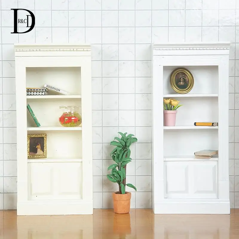 

Dollhouse Simulation Furniture Living Room kitchen Storage Cabinet Wood Model