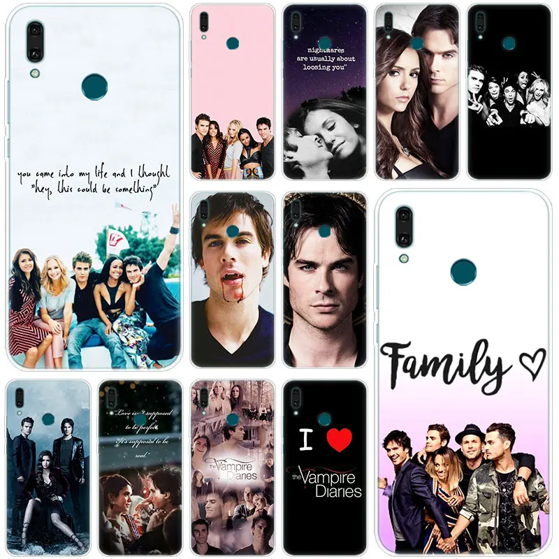 Модный мягкий силиконовый чехол с дневниками вампира для Huawei Mate 30 20 10 Lite Pro Y9 Y7 Y6