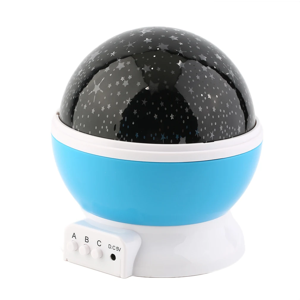 Новинка 2017 года 3-режимный светодиодный вращающийся Звездный светильник Цвет