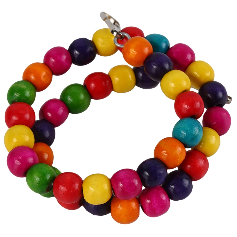 Деревянные бусины с попугаем вращающаяся лестница для скалолазания игрушка