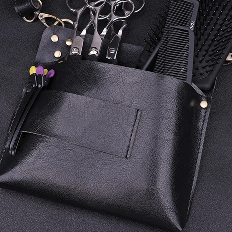 

Multifunction Hair Scissors Leather Case Waist Belt Barber Packet Salon Pouch Hairdressing Scissors Kit Bag