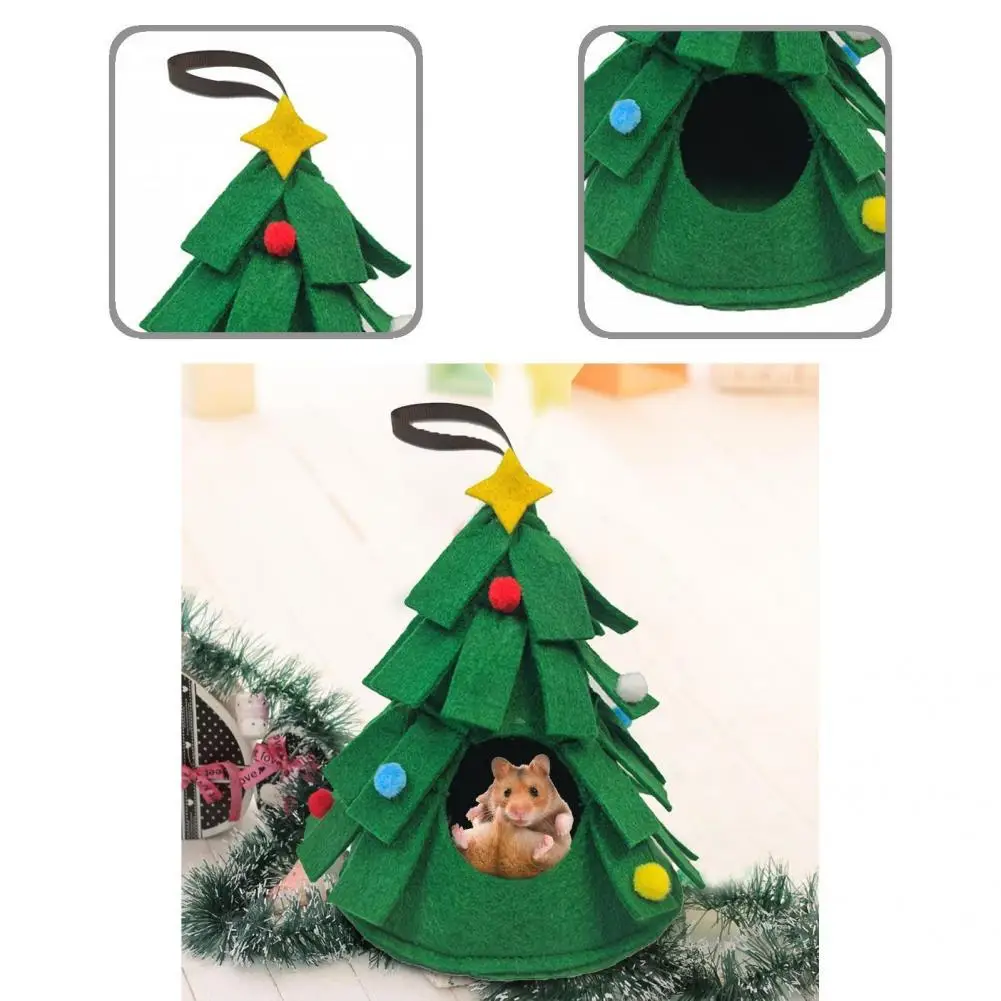 

Windproof Easy to Clean Small Animal Hamster Squirrel Nest House Pet Product