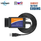 ELM327 V1.5 с HS  MS CAN переключатель FORSCAN USB OBD2 сканер кода считыватель USB адаптер для Ford Программирование elmконфигурации FoCCCus инструменты