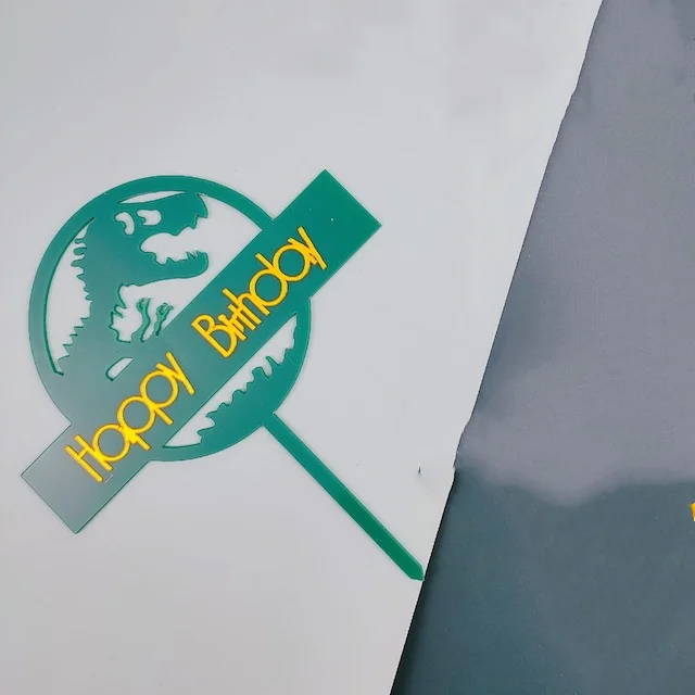 

Золотые фигурки динозавров для торта Wohltao