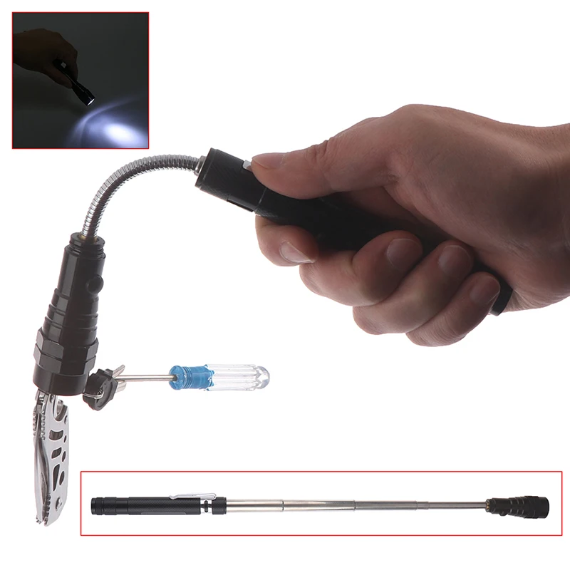 Телескопический магнит гибкий Регулируемый магнитный прибор для подборки с