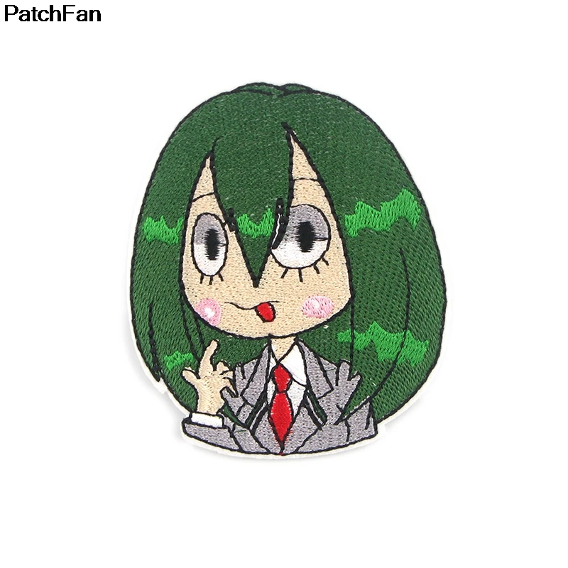 1 Patchfan My hero Academy, Мультяшные железные нашивки, одежда с вышивкой, лоскутные аксессуары, значки на заказ, A2336 - Цвет: 1
