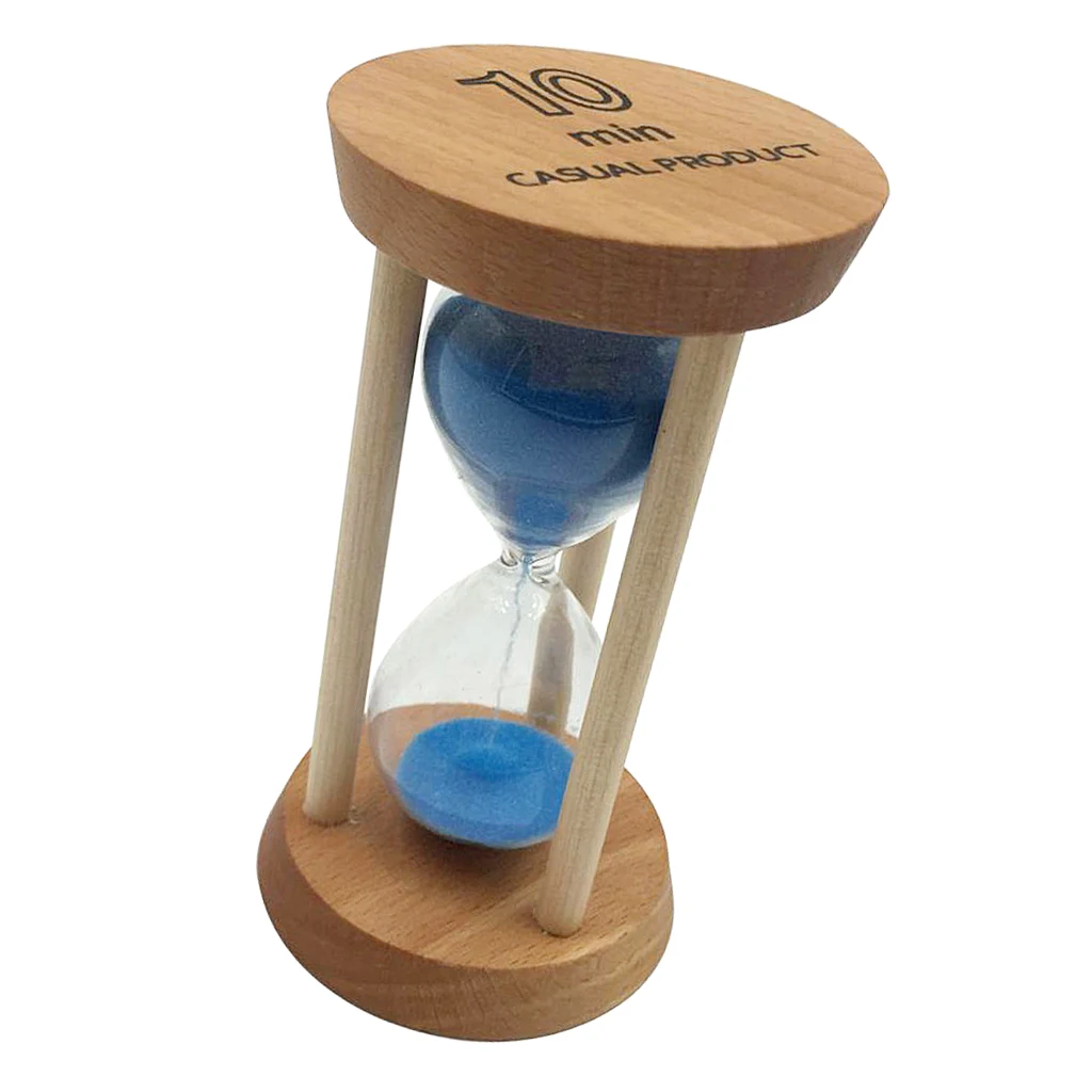 MagiDeal 10 Minutes Wooden Sandglass Hourglass Sand Timer for Classroom Teaching Kitchen Cooking | Игрушки и хобби