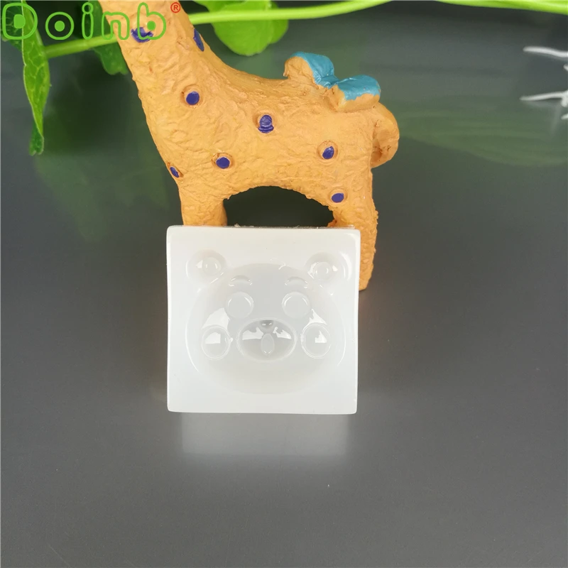 Doinb Cony коричневая силиконовая форма с эмотиконом украшение для торта мастика