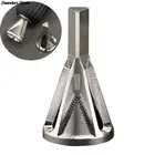 Фаска внешняя для снятия заусенцев, инструмент из нержавеющей стали для снятия заусенцев, сверло, 1 шт.