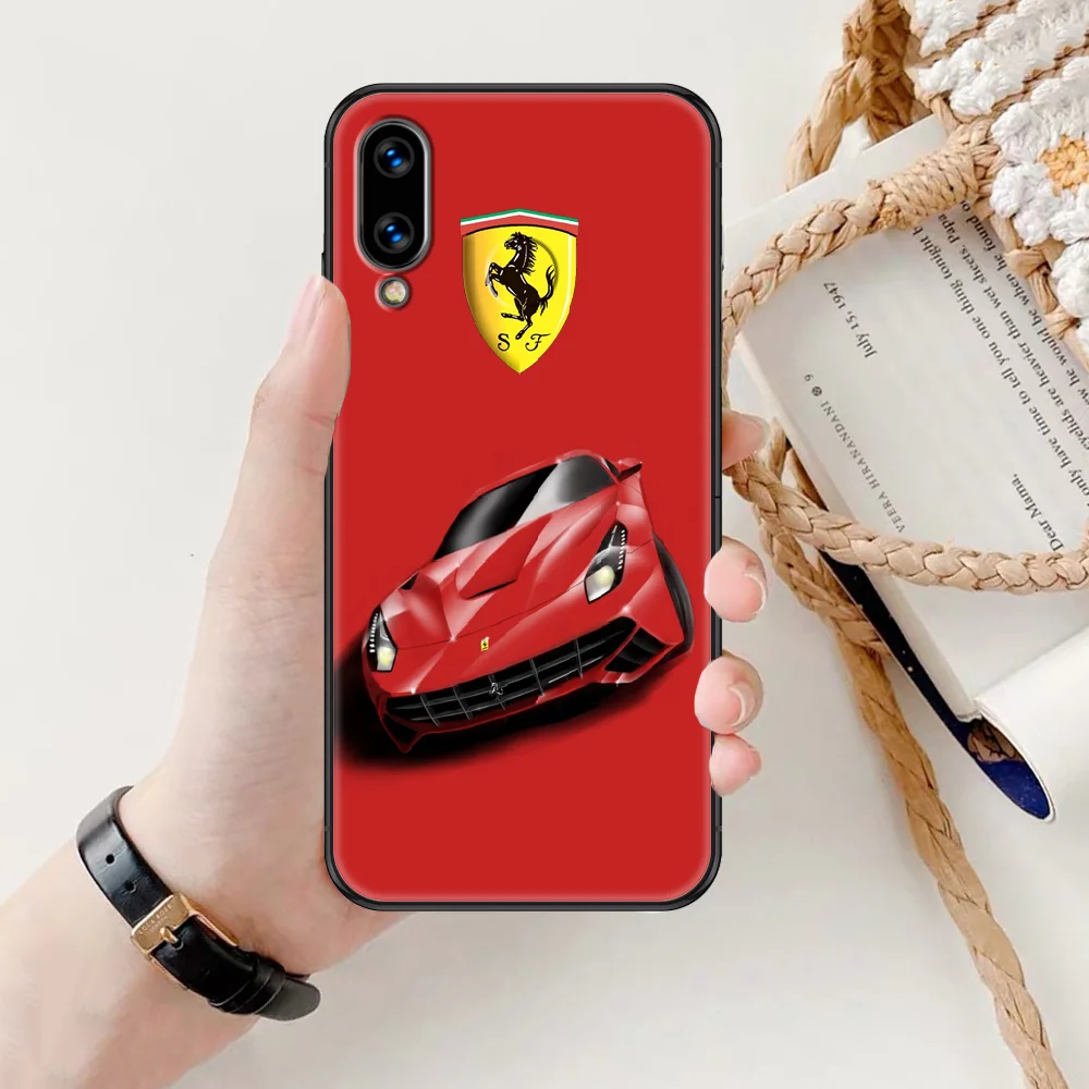 

Italy Super ferraris Car Phone case For Huawei Honor 6 7 8 9 10 10i 20 A C X Lite Pro Play black trend back art hoesjes tpu