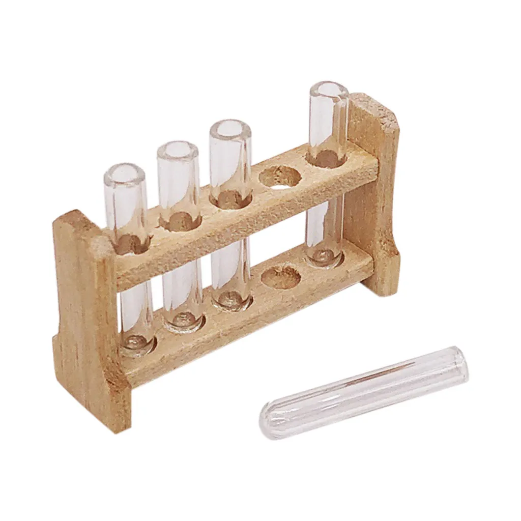 Горячая Распродажа 1/12 миниатюрный лабораторный испытательный трубчатый стеллаж