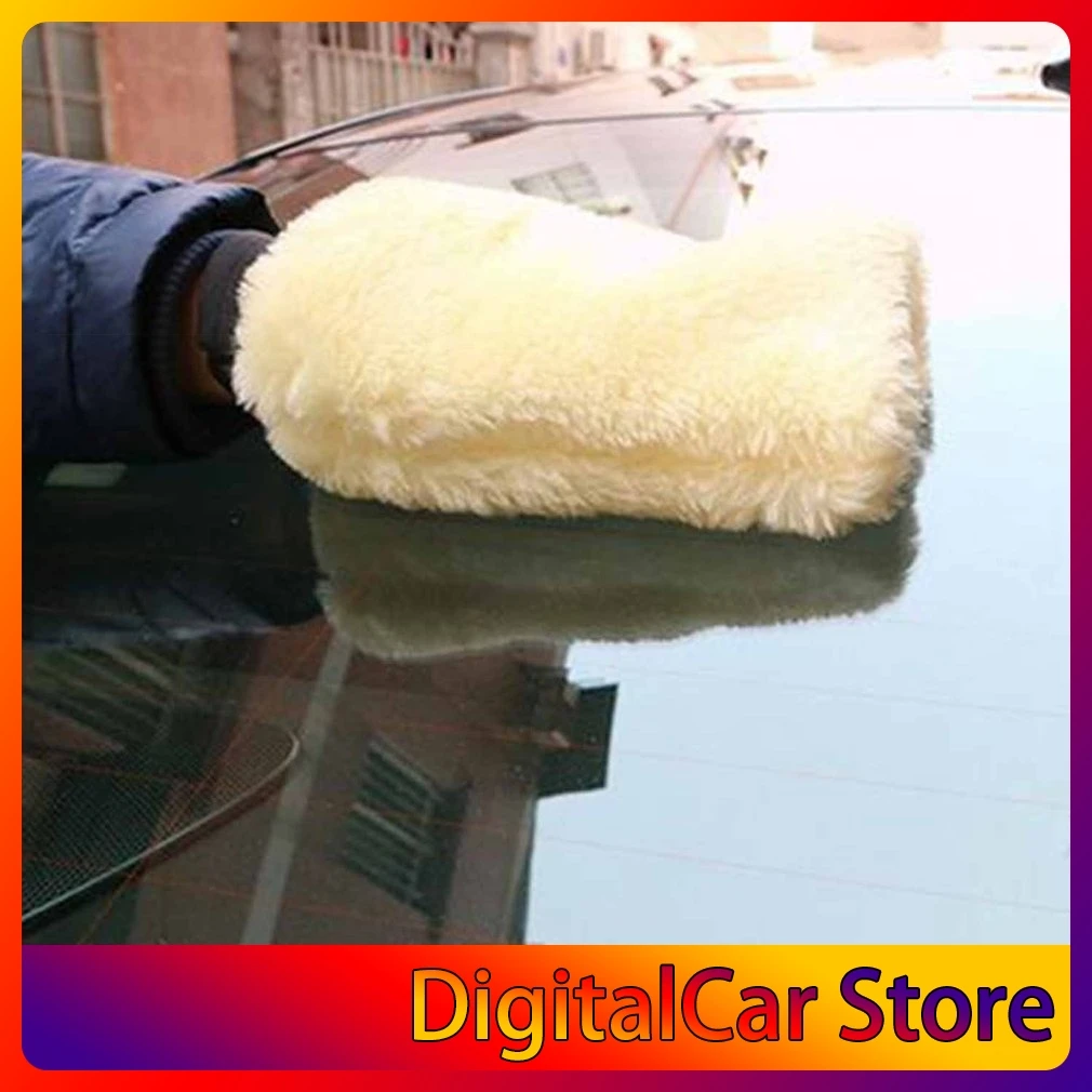 

Car Microfiber Plush Mitt Car Wash Glove Mitten Washing Cleaning Brush Tools Auto Detailing Brushes Sponge Car Washing Tool