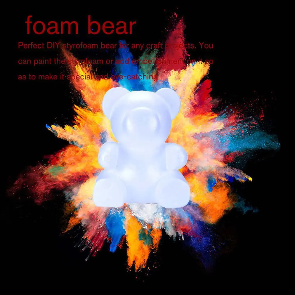 Творческая модель сделай сам в виде пузырька медведя мыла цветка гвоздики розы