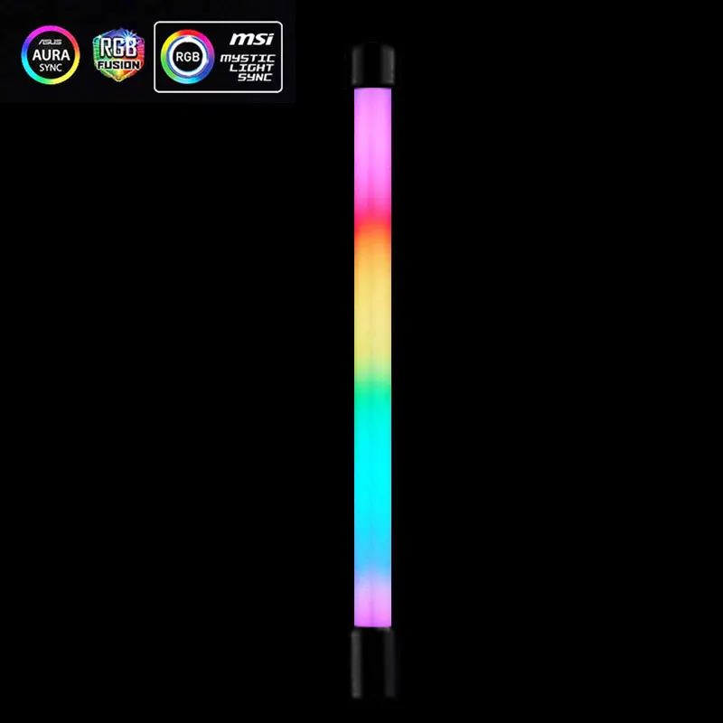 Компьютер + 5VD G/3PIN Алюминий RGB/VDG цветная светильник вая полоса шасси магнитным