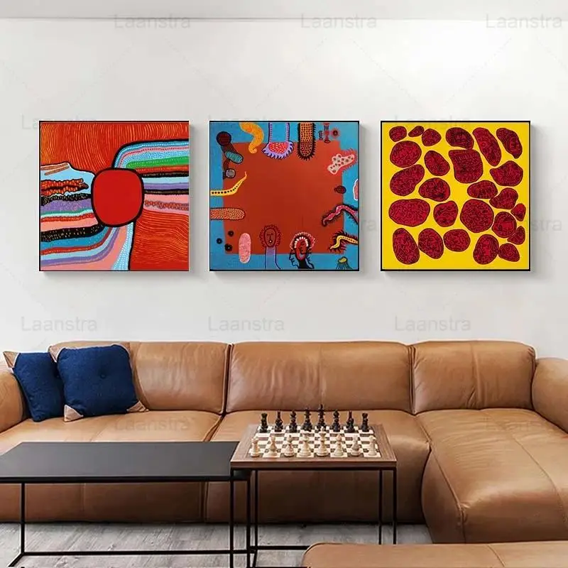 

Abstract Canvas Painting Yayoi Kusama Pop art movement Posters and Prints Wall Pictures for Living Room Home Decor Gallery Mural