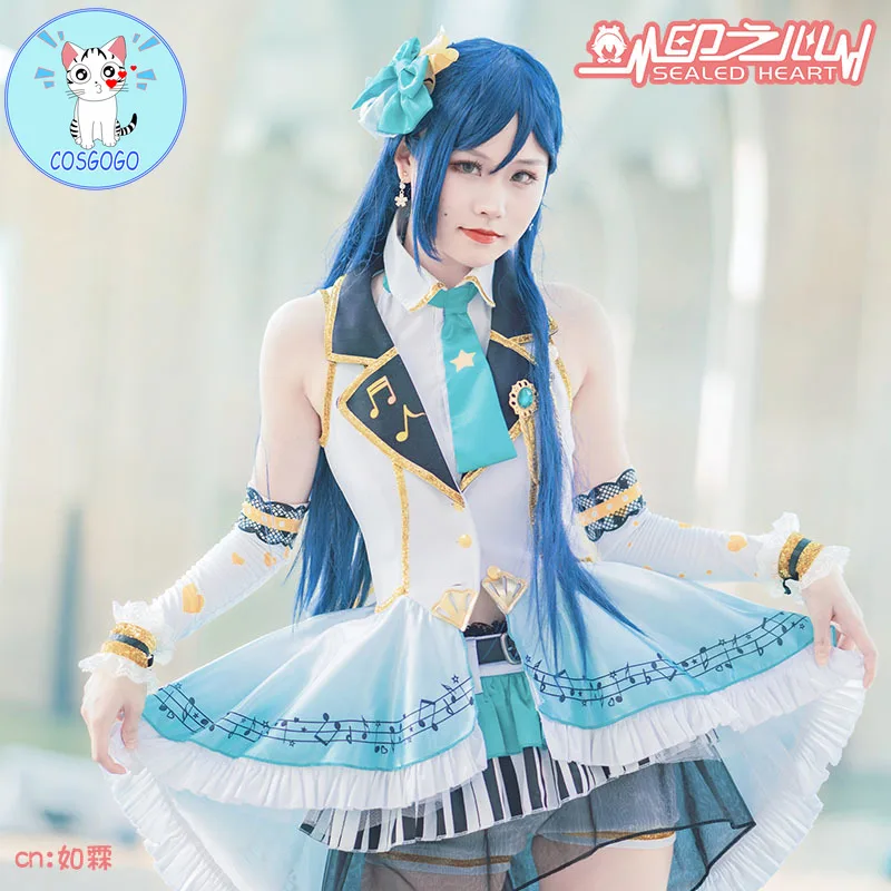 Новинка 2021 аниме Lovelive Aqours косплей костюм Шима цуйошико охара Мари женское платье