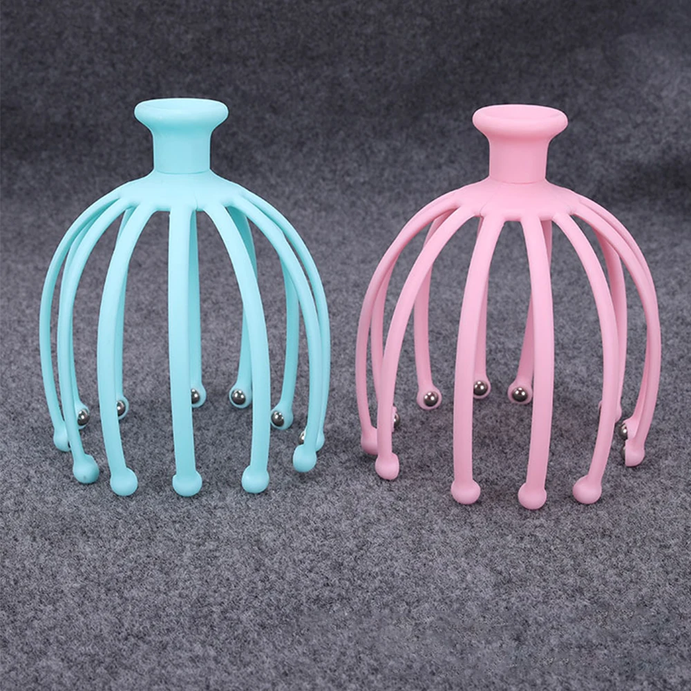 Массажер для головы осьминога релаксация рельефный массажер тела удаление