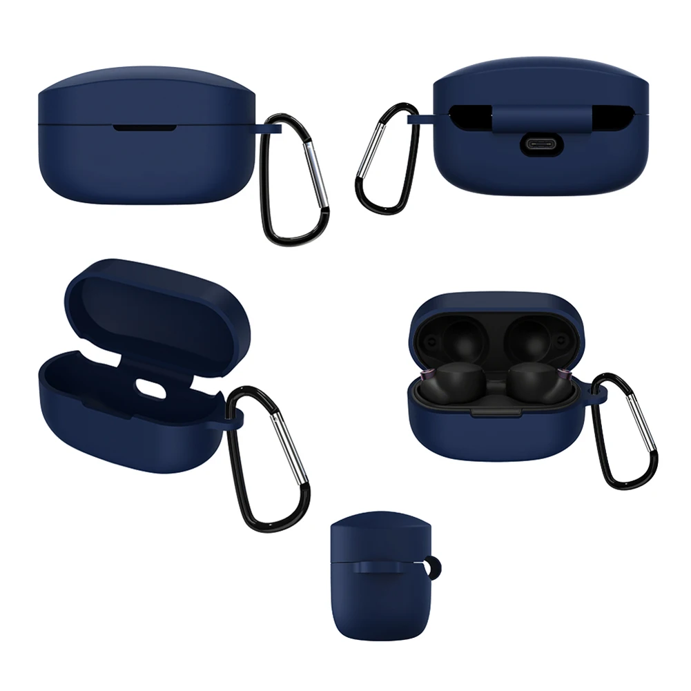 

Silicone Protective Case Earphone Charging Box Shell Soft Protector Case Cover Earpods for SONY WF-1000XM4