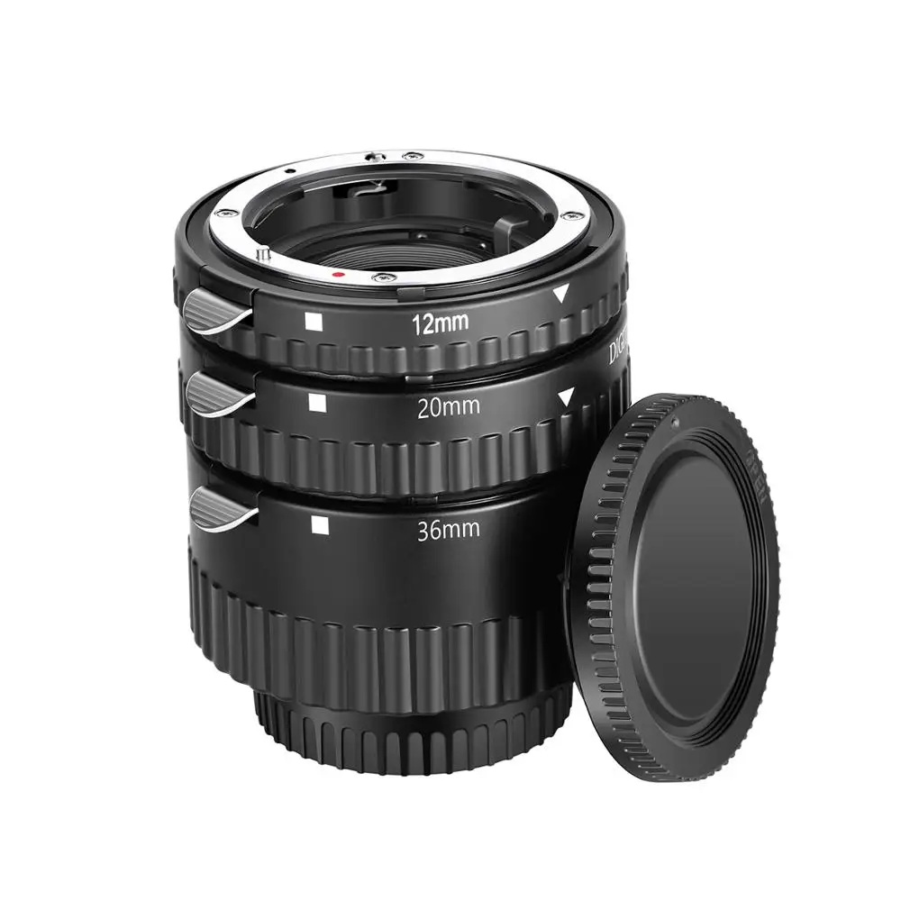Neewer 12 мм/20 мм/36 мм авто Foucs Макро Удлинитель Набор для Nikon AF/AF S объектив DSLRs D7200 D7100