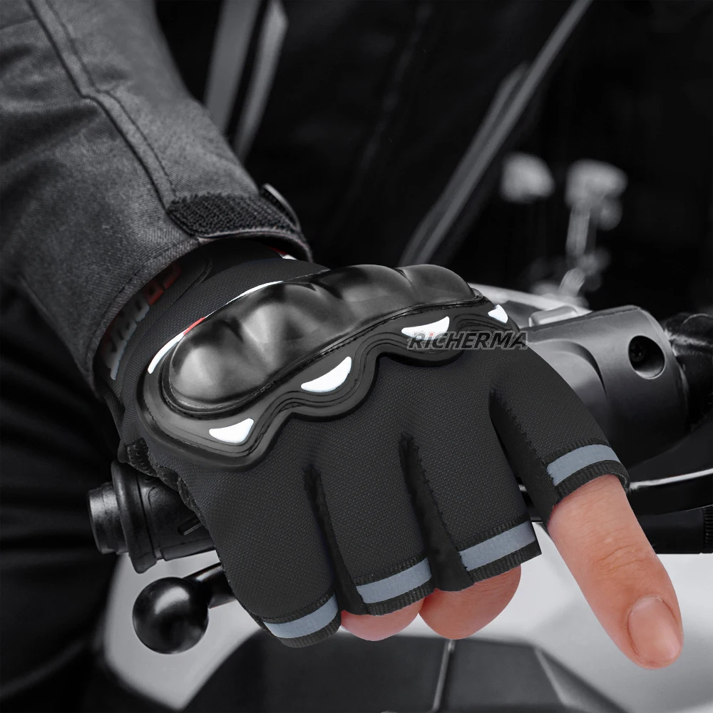 Мотоциклетные Перчатки с твердыми костяшками защитные спортивные перчатки без