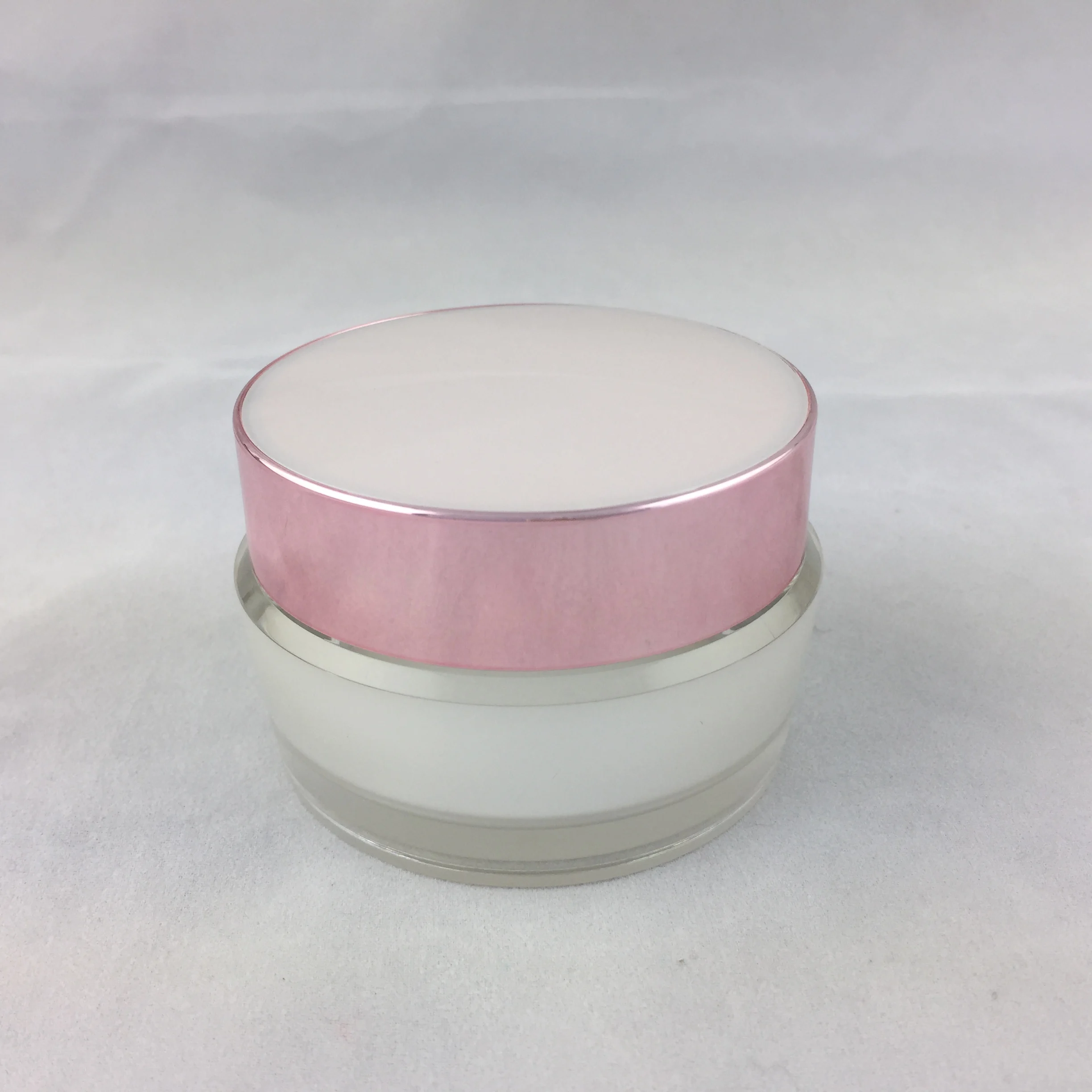 50 г жемчужно-белый пластиковый акриловый кувшин горшок олово для дневной и