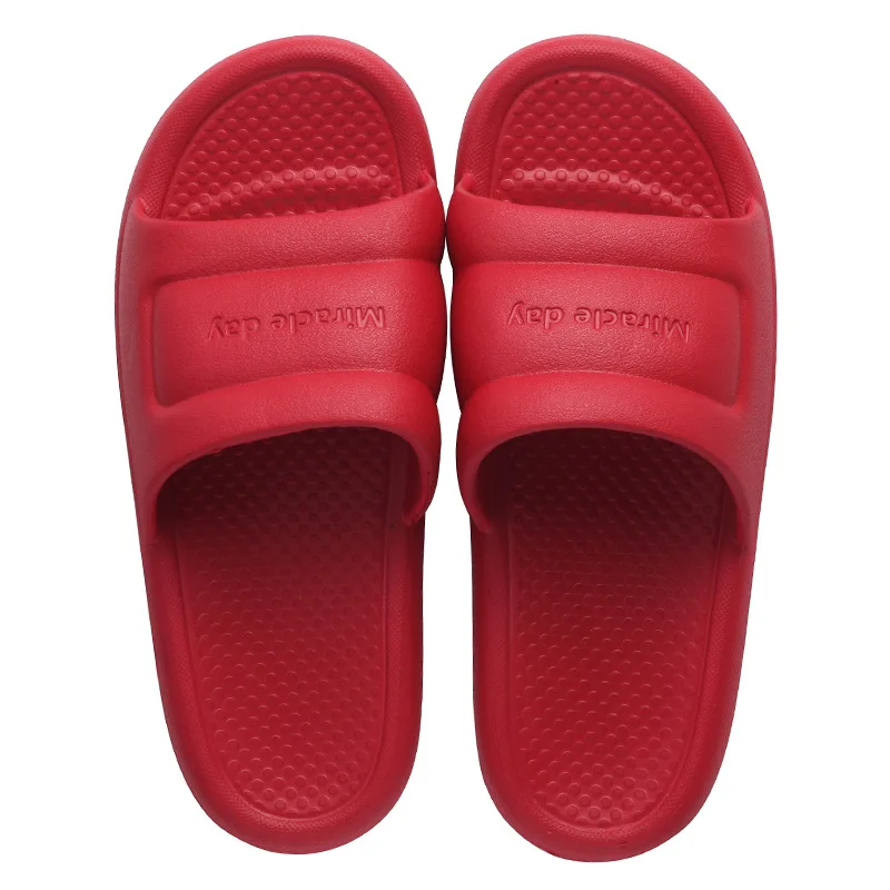 

Wholesale Spot Summer Home Slides Minimalist Bathroom Non-Slip Thick-Soled Men Women Couples Shoes Bathing Home Slippers