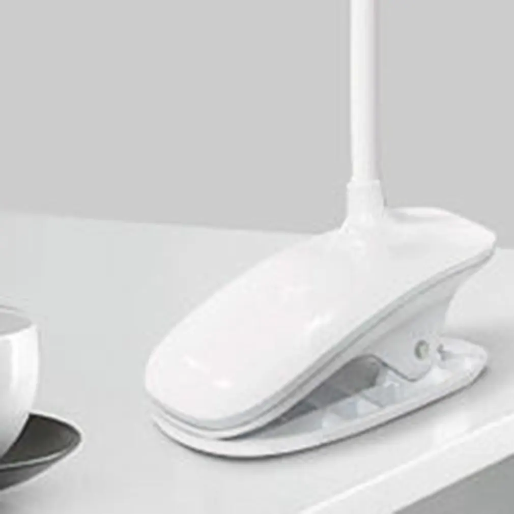 

New 2021 Student Dormitory Bedroom Bedside Clip Night Light Convenient Button Switch Eye Protection Learning Night Light