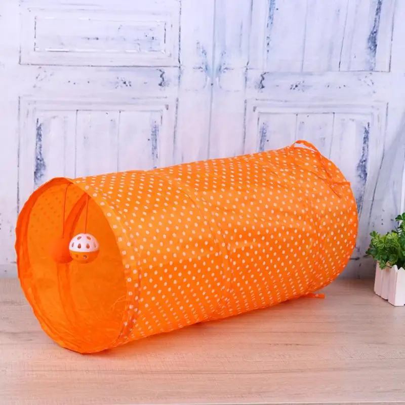 Забавный туннель для домашних животных 1 отверстие игры в тюбики мячи складные