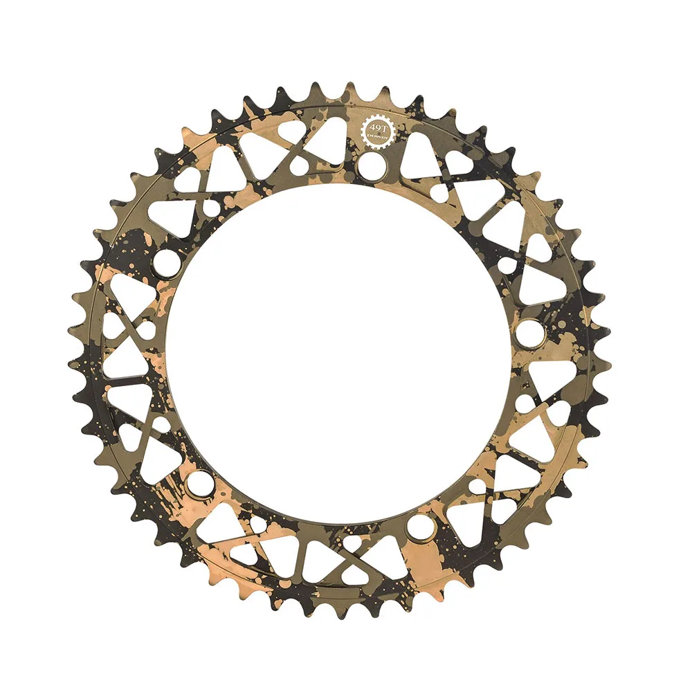 Велосипедная цепь с фиксированной передачей односкоростная шатунная пластина