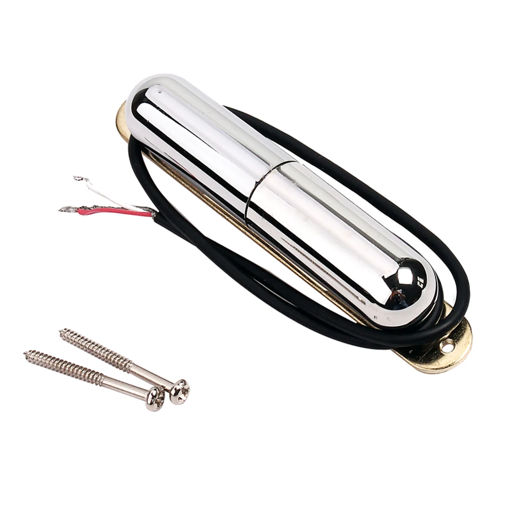 gitarre sound spule lippenstift pickup hohe qualität verbessern musik durchführen chrom für 3 saiten4 saiten elektrische gitarre free