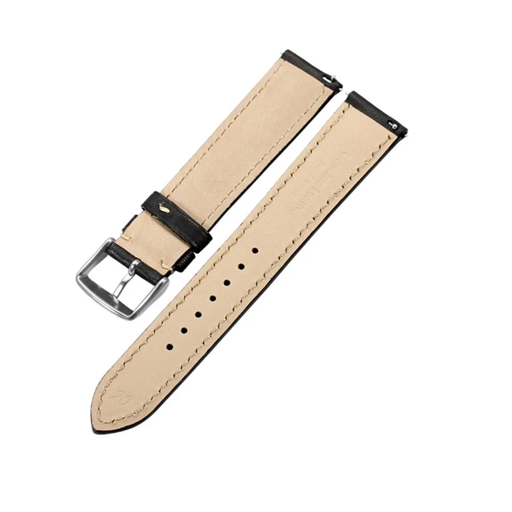 IStrap, 18 мм, 19 мм, 20 мм, 21 мм, 22 мм, ремешок для часов из натуральной кожи, ремешок для часов с пряжкой из розового золота для Tissot Omega IWC