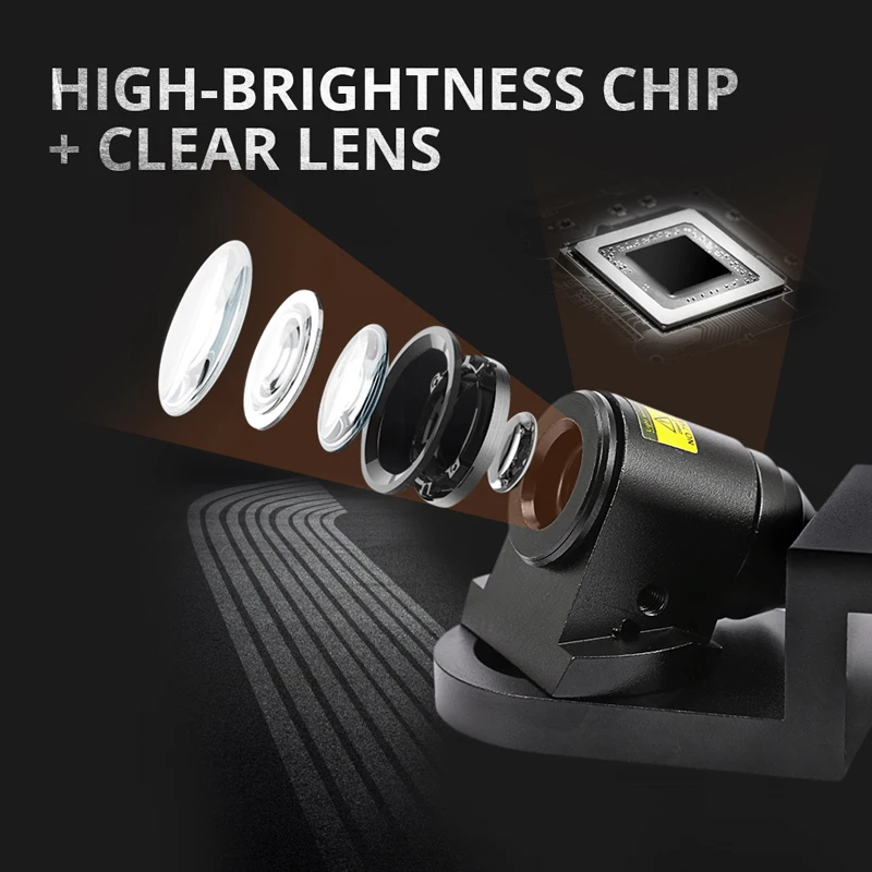 Oslamp 2 дневные Крылья ангела авто светодиодные приветственные огни