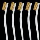 Инструмент для очистки 3D-принтера, зубная щетка из медной проволоки, медная щетка для сопла, щетка для блока, чистящие детали, ручка для очистки горячей Hotend Bed S1W5