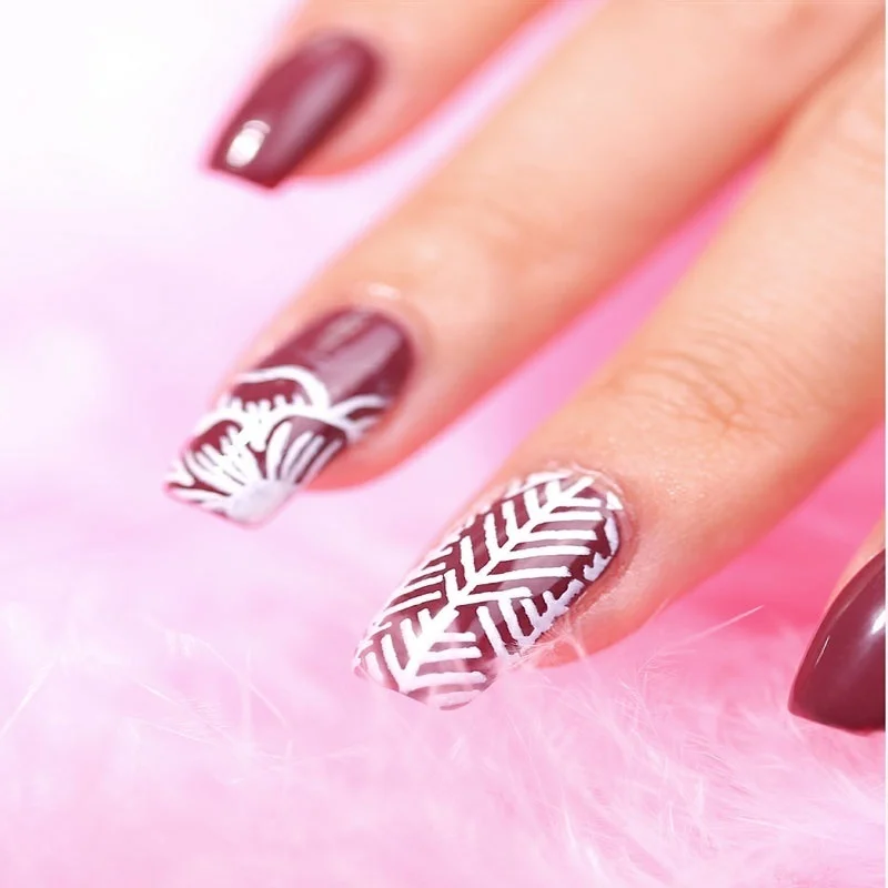 Modelones светодиодный Гель лак для ногтей Полупостоянный УФ золотые наклейки